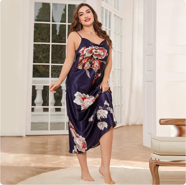 Avalon Luxe Camicia da Notte in Raso