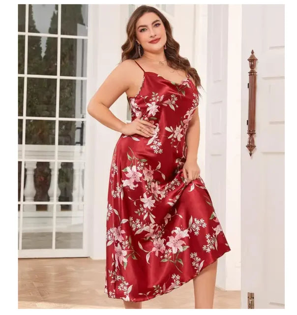 Avalon Luxe Camicia da Notte in Raso