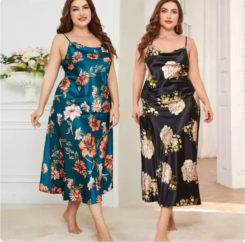 Avalon Luxe Camicia da Notte in Raso