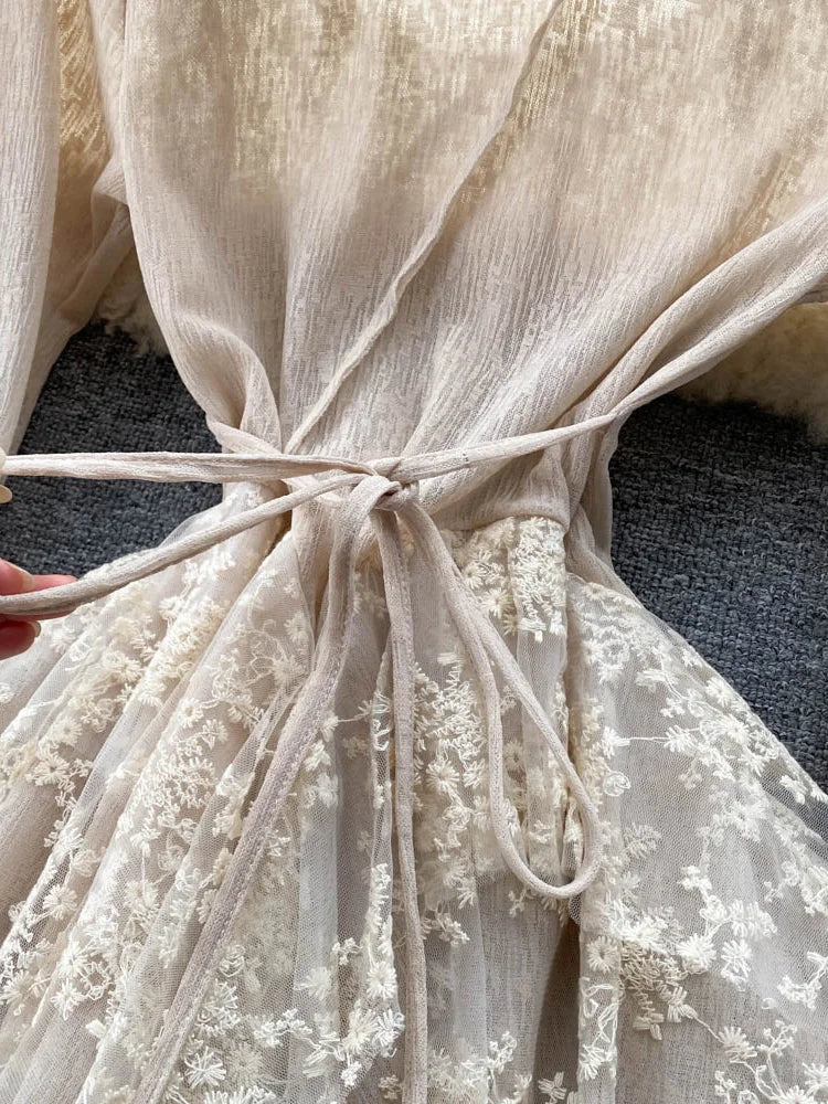 Celeste Dames Elegante Feestjurk