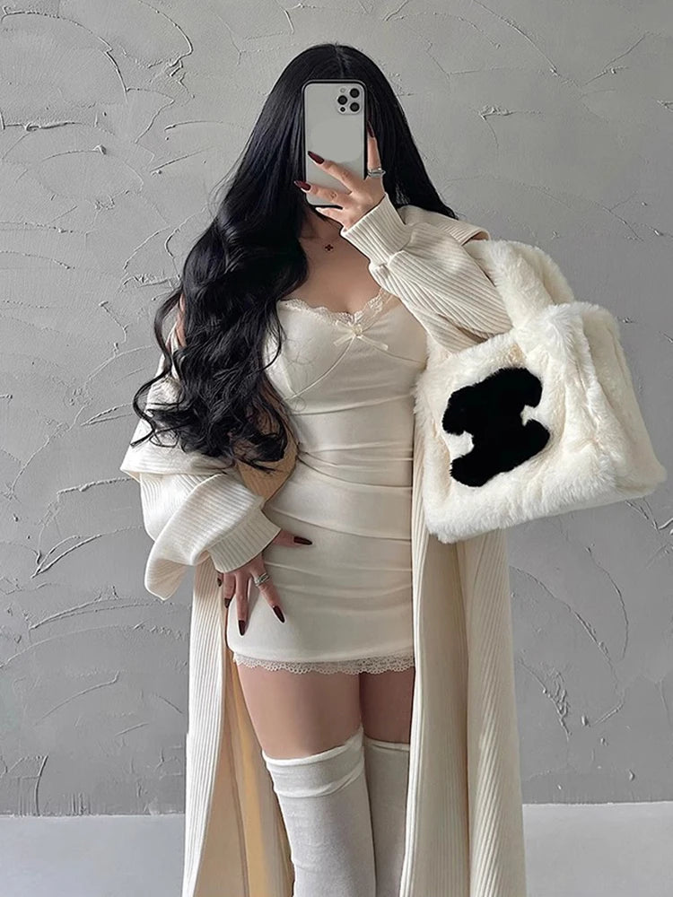 Retro Kant Bodycon Jurk