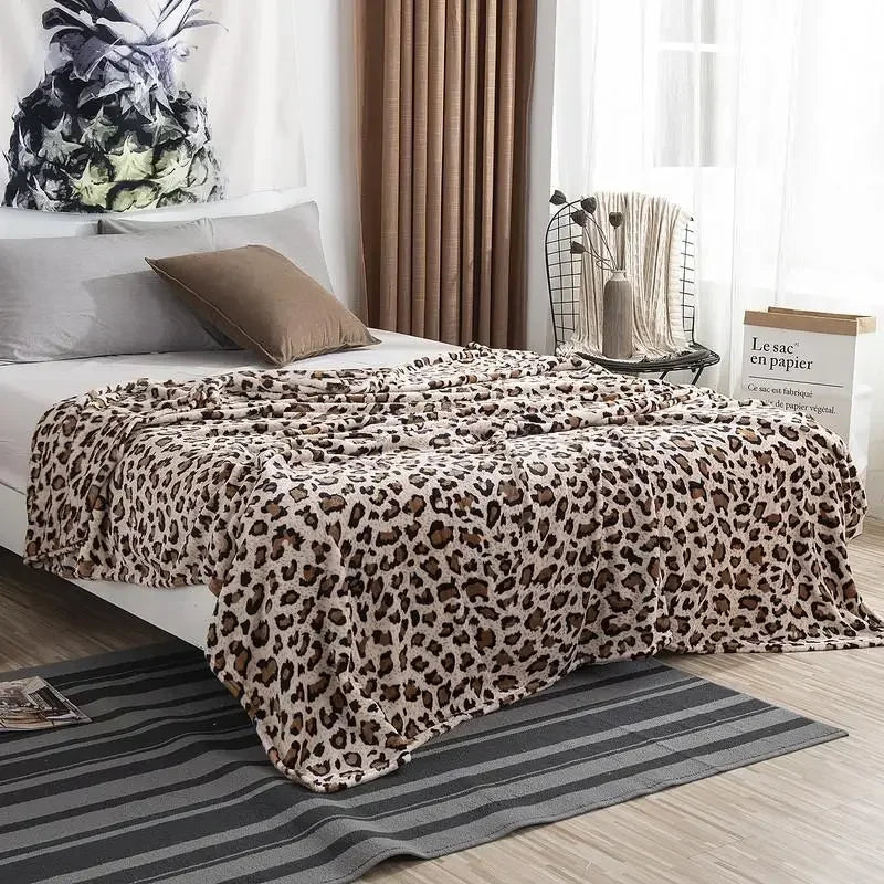 Yara | Deken | Leopardprint