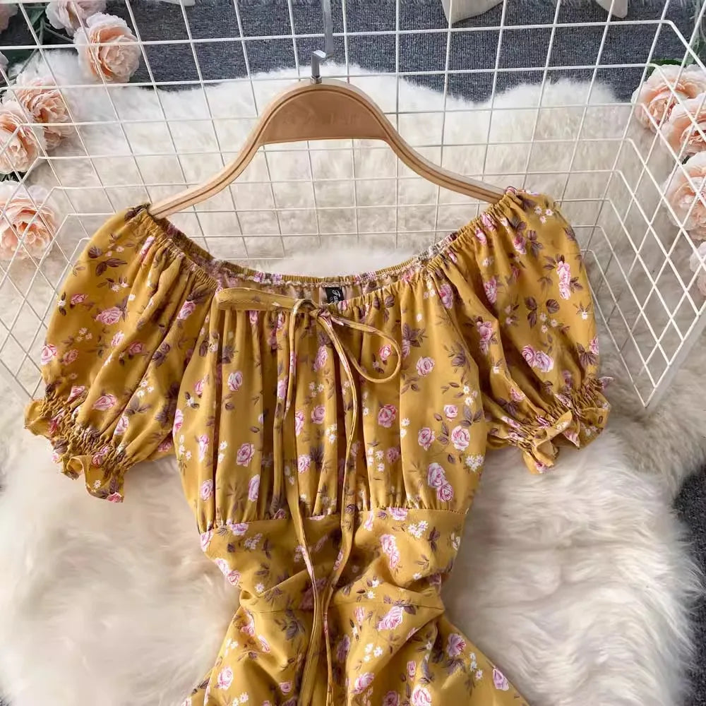 Betoverende Bloemenprint Zomerjurk voor Vrouwen