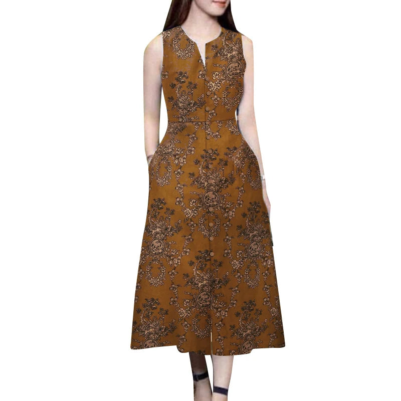 ZomerBries Vestito con Stampa Bohemien