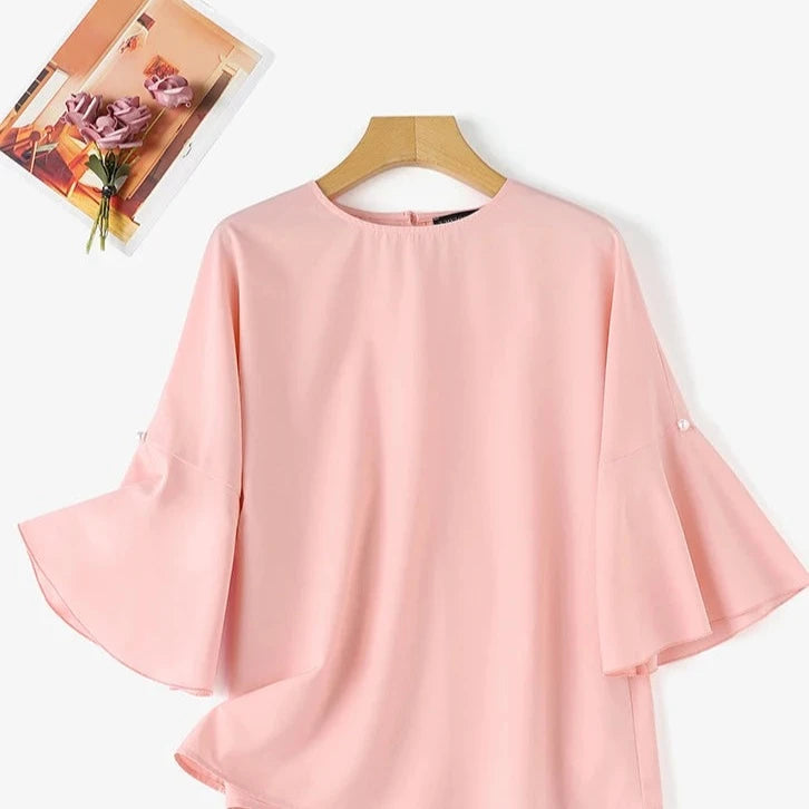 Zanzea Women Elegant Flare Blouse