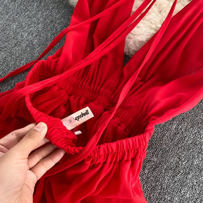 Luminara Dames Sensuele Halterjurk