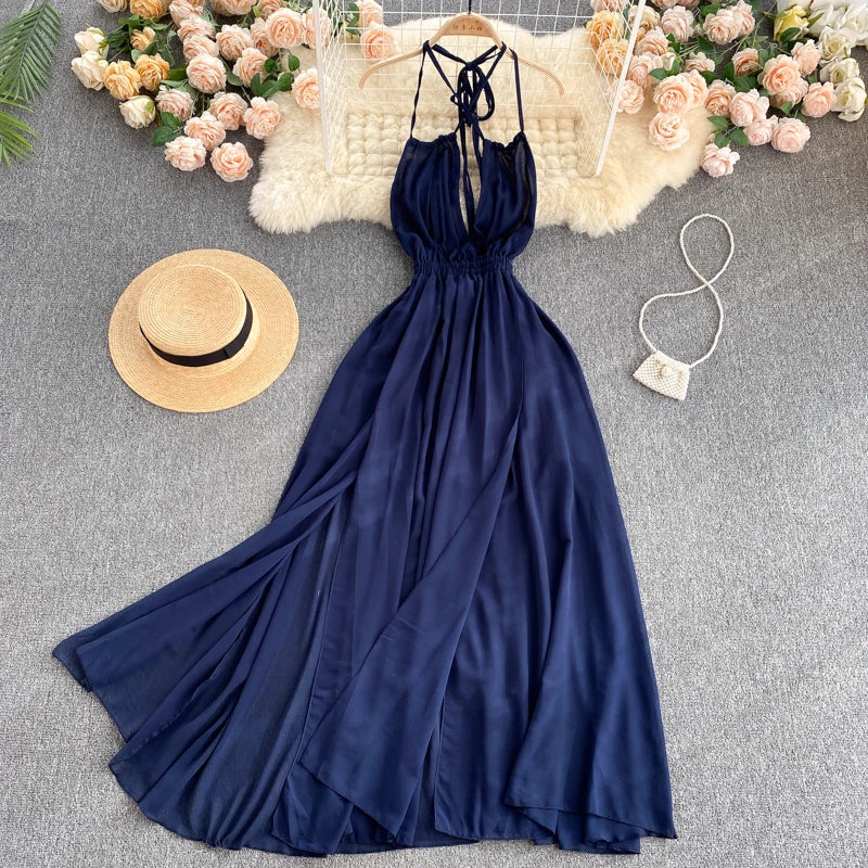 Luminara Dames Sensuele Halterjurk