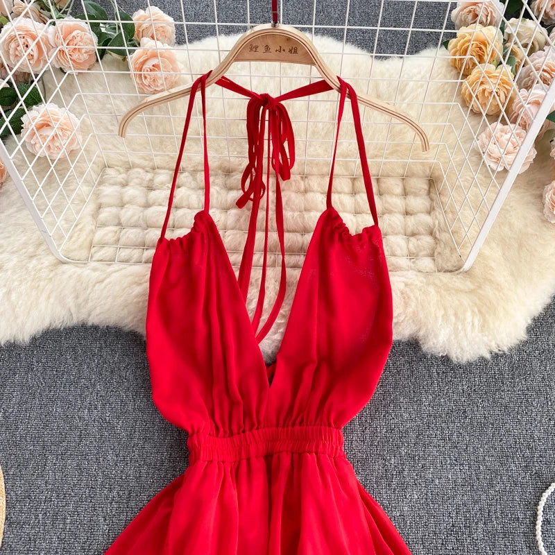 Luminara Dames Sensuele Halterjurk