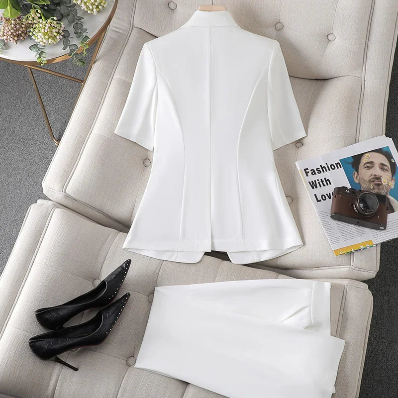 Veluxa Dames Blazer Pantalon Set