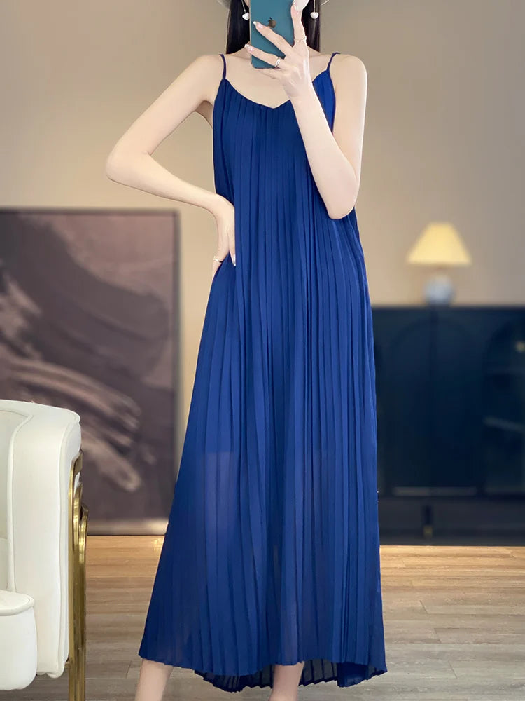 Serenity Luxe Zijden Resort Jurk 2024