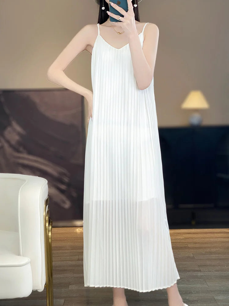 Serenity Luxe Zijden Resort Jurk 2024