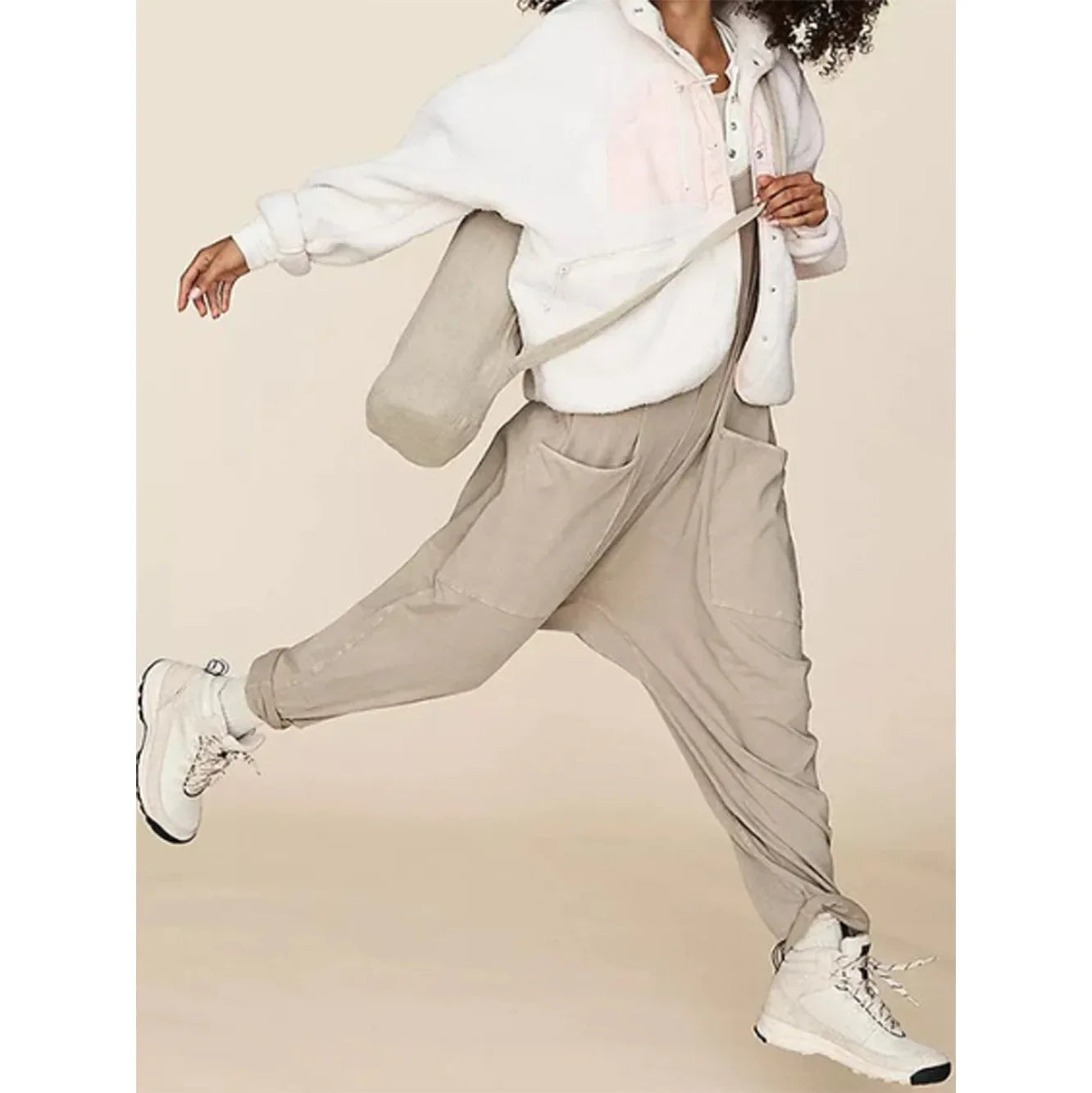 Summer Solid Color Garter Jumpsuit