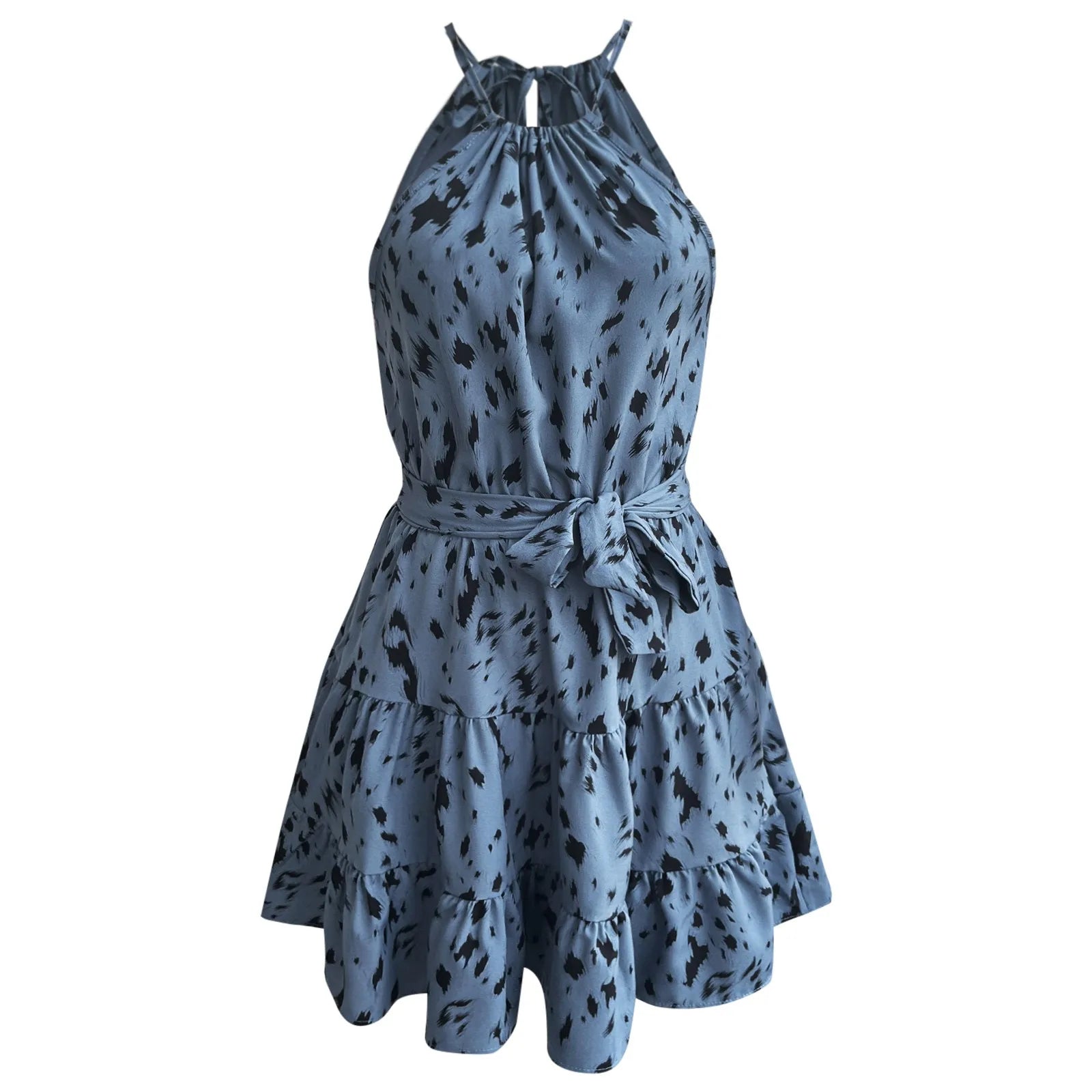 Radiant and Sensual: Luna's Summer Chiffon Dress