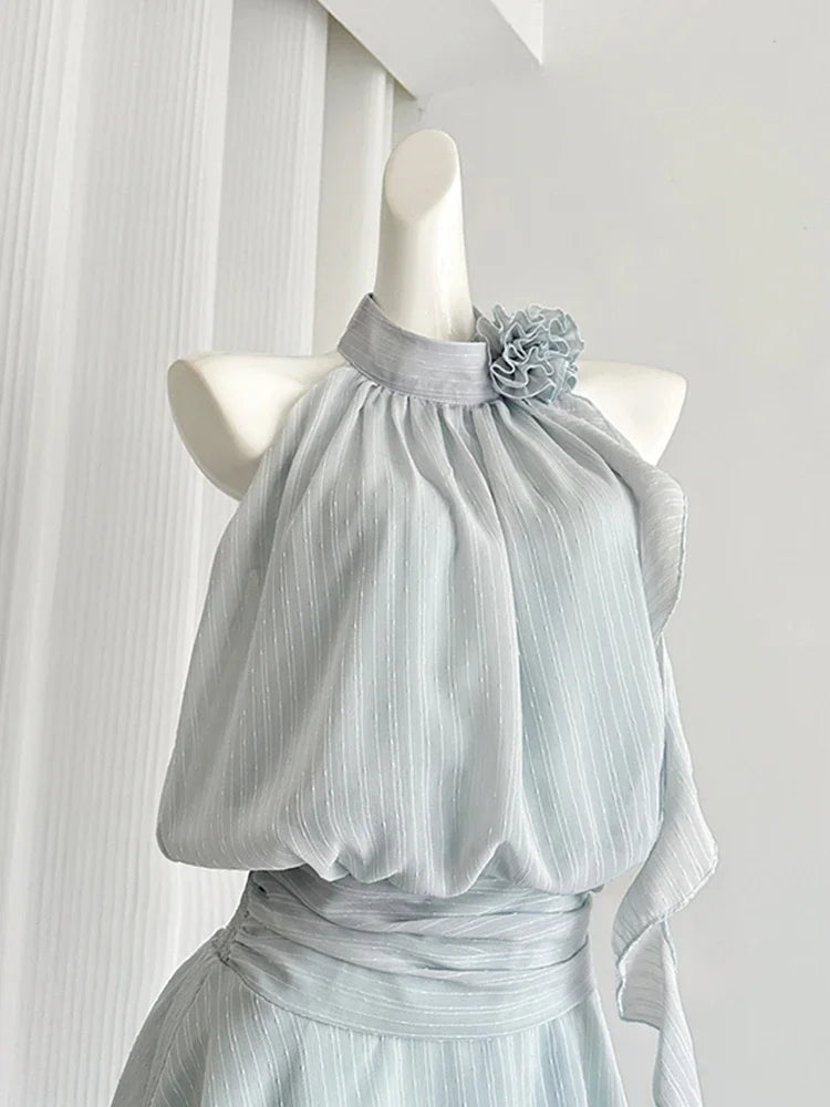 Sunny Dawn French Vintage Mini Dress