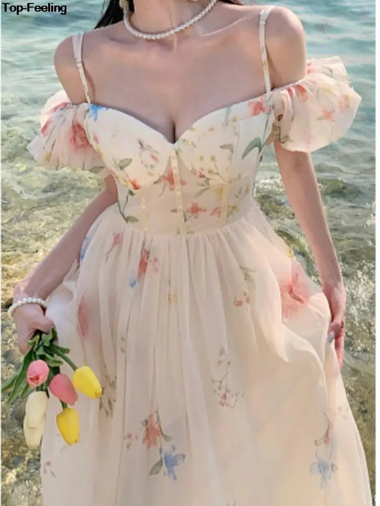 Franse Vintage Zomerjurk