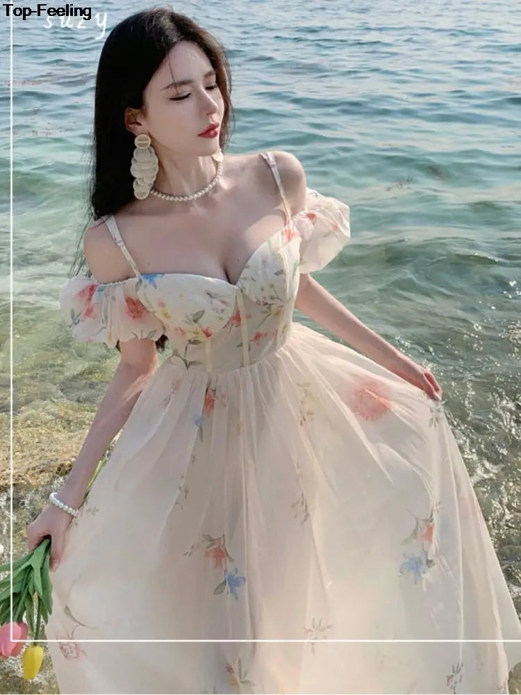 Franse Vintage Zomerjurk