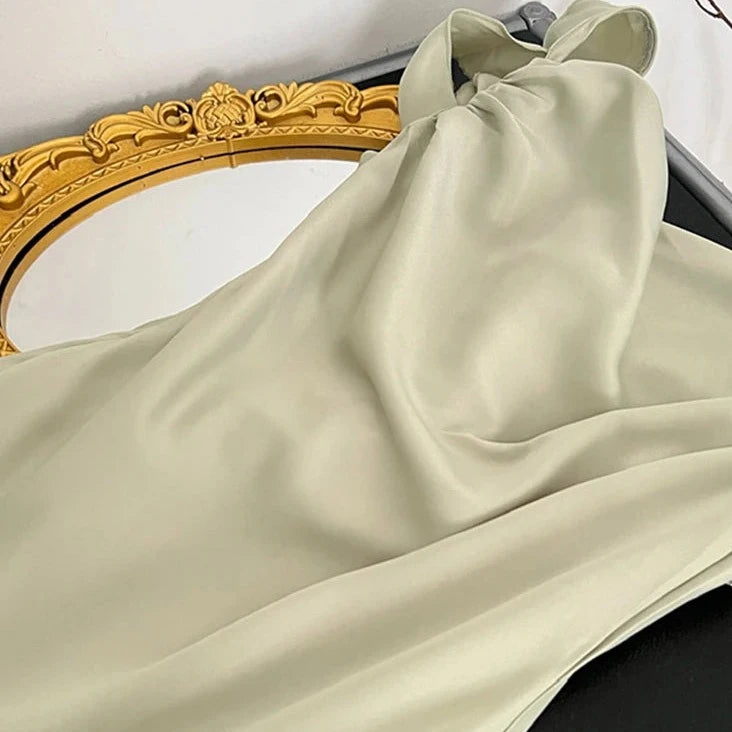 Betoverende Zomerse Nachten Maxi Satijnen Galajurk