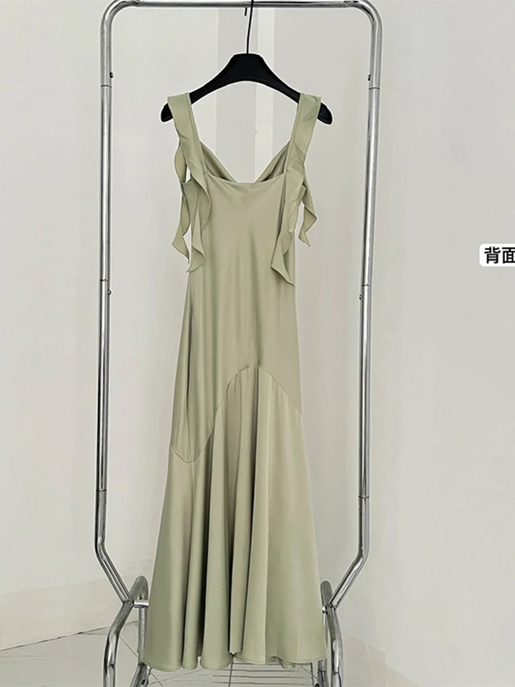 Betoverende Zomerse Nachten Maxi Satijnen Galajurk