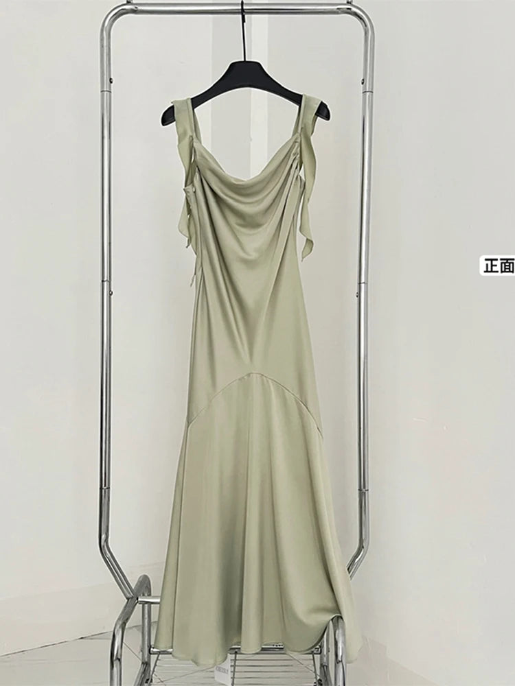 Betoverende Zomerse Nachten Maxi Satijnen Galajurk