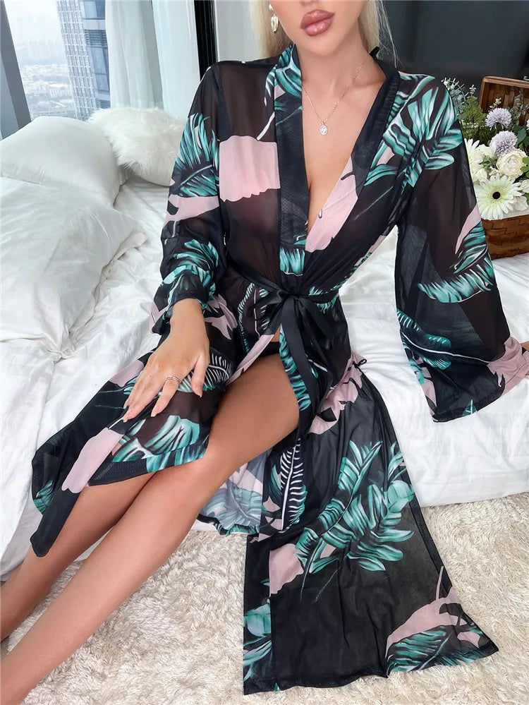 Estelle Elegante Zijden Bruidsmeisjes Badjas