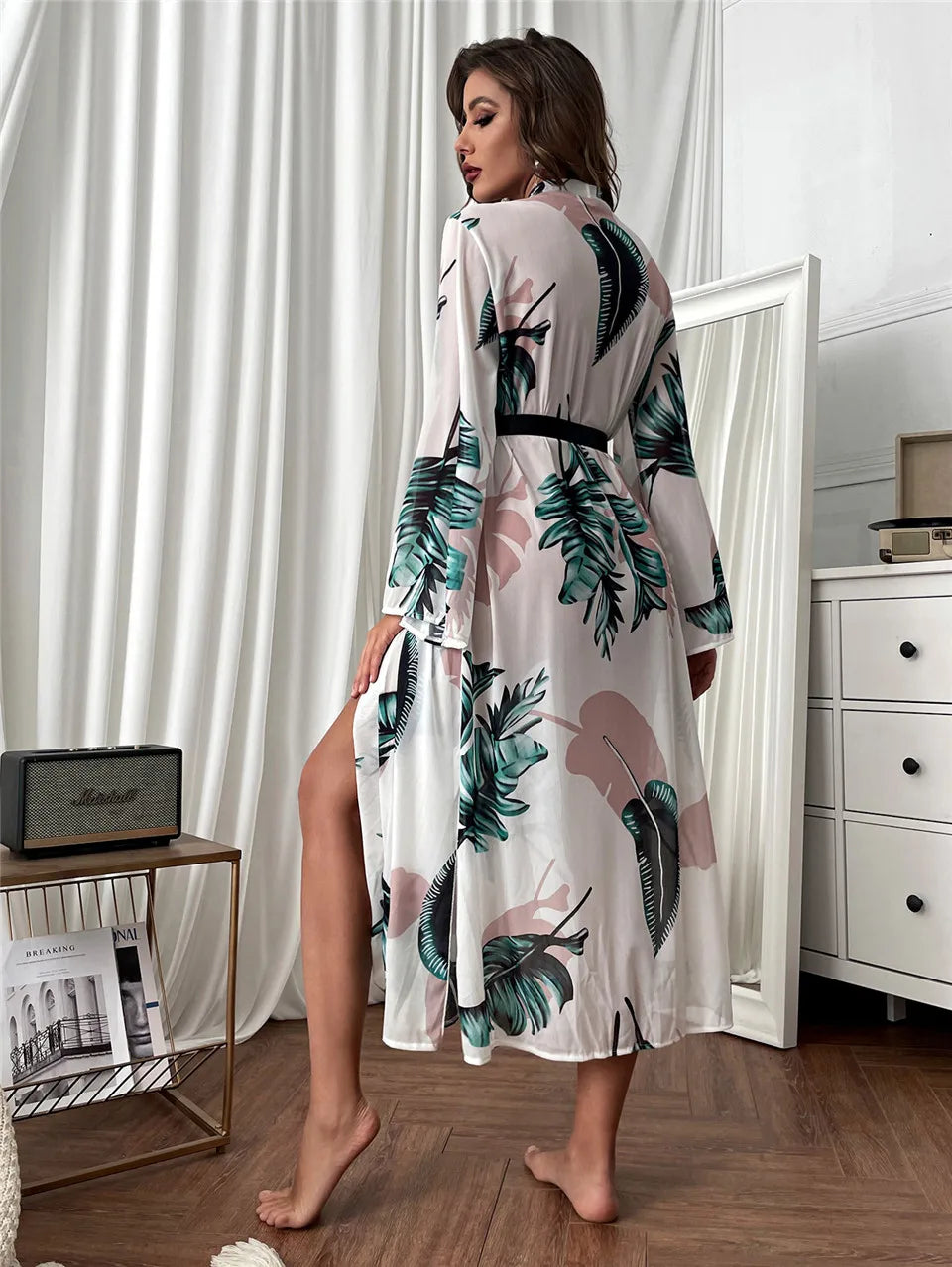 Estelle Elegante Zijden Bruidsmeisjes Badjas