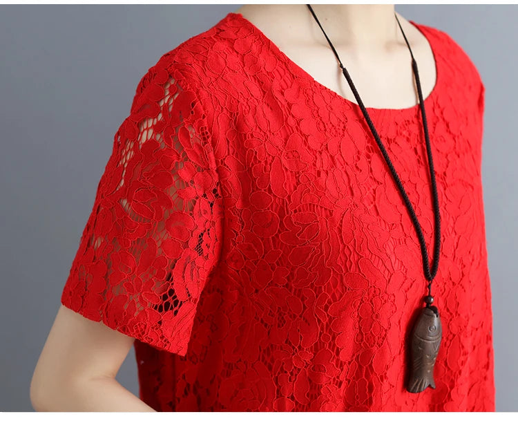 Stijlvolle Zomerjurk met Kanten Details