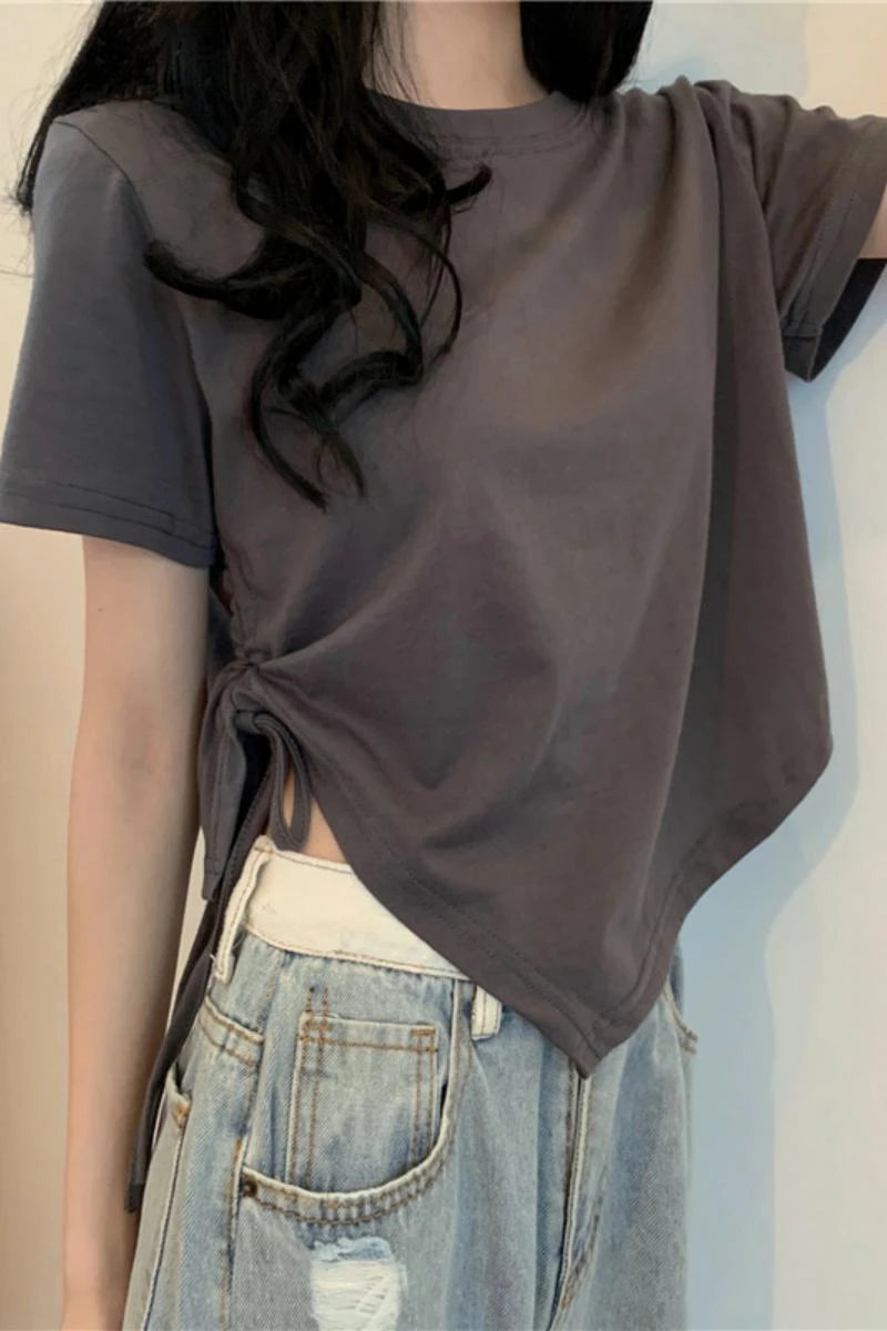 ChicFemme Zomer Sexy Bandage Crop Top Vrouwen