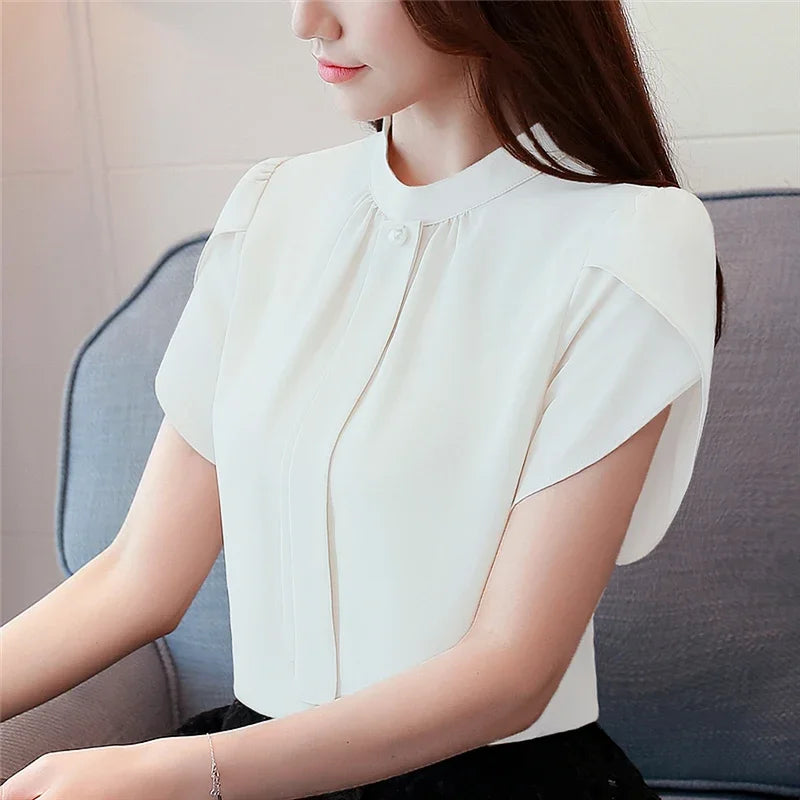 Summer Splendor Chiffon Women's Blouse