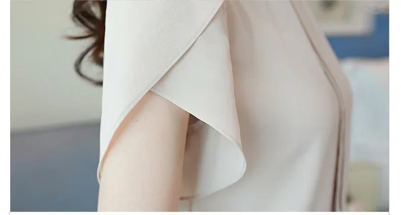 Summer Splendor Chiffon Women's Blouse