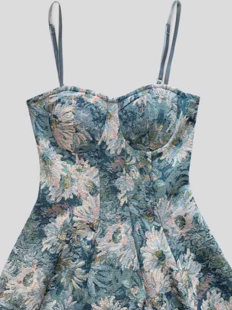 Zomerjurk Vintage Prints voor Vrouwen