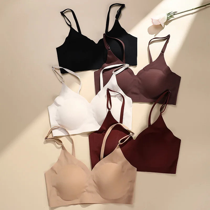 Lumi Summer Laser Cut Seamless Wireless Push-Up Bra