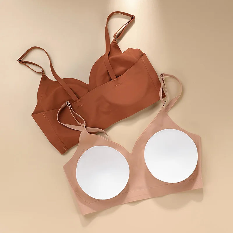 Lumi Summer Laser Cut Seamless Wireless Push-Up Bra