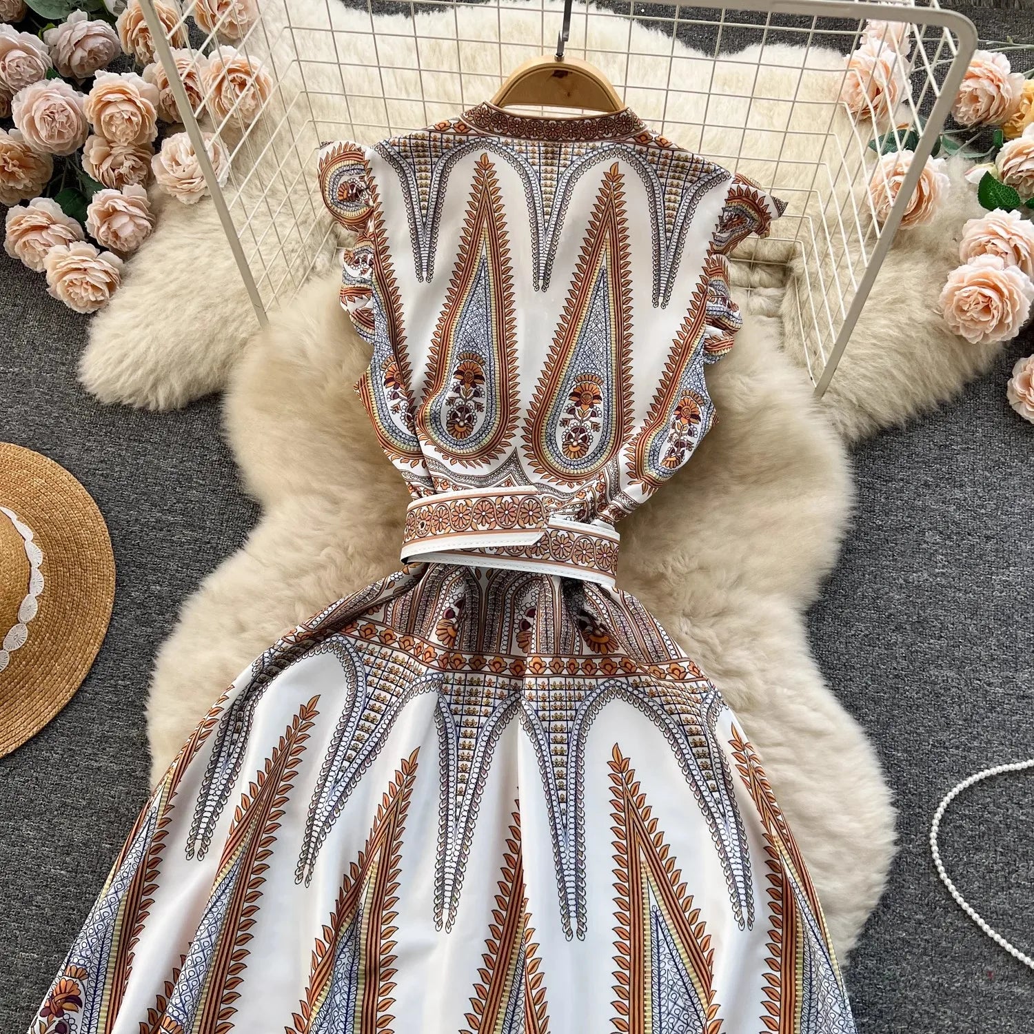 ModeMagie Zomer Mode Catwalk Maxi Jurk