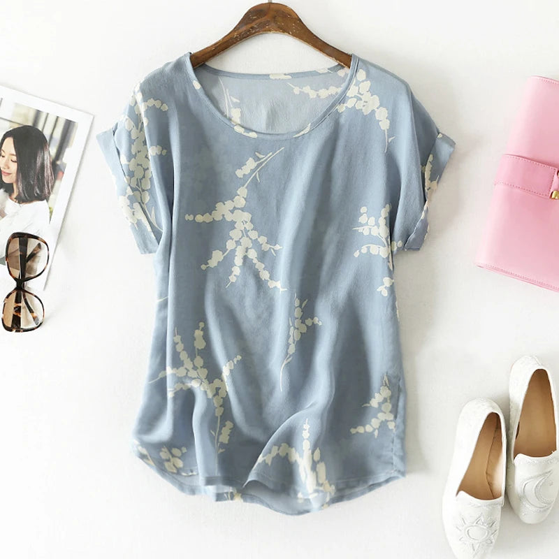 Blouse en soie de haute qualité pour femmes