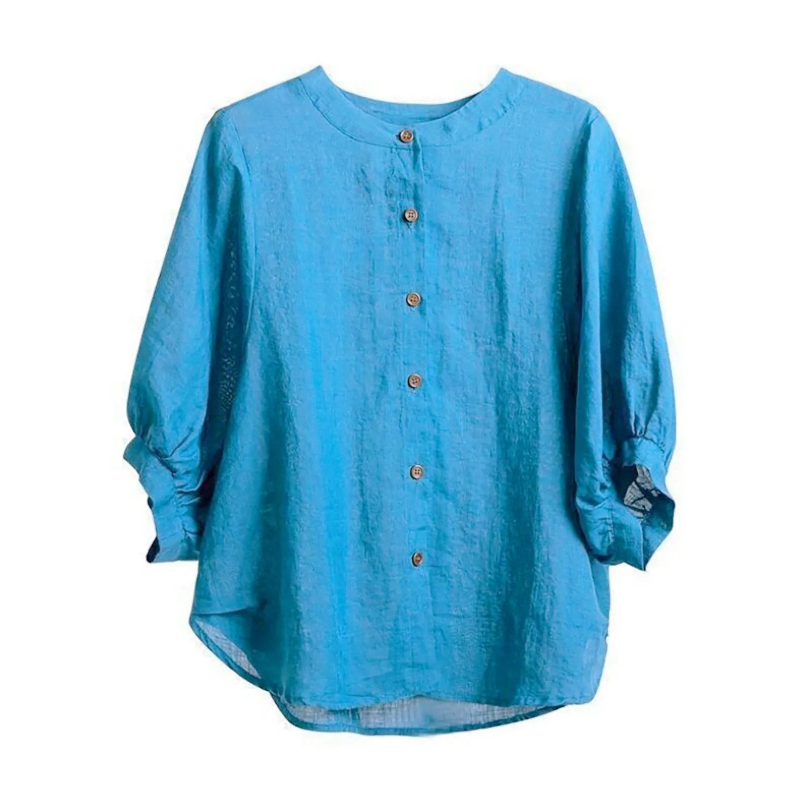 Moda Boho Chic Estiva Top Manica Lanterna