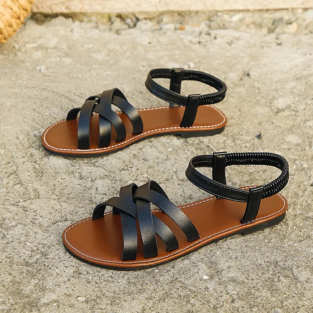 Trendige römische Sandalen für Frauen