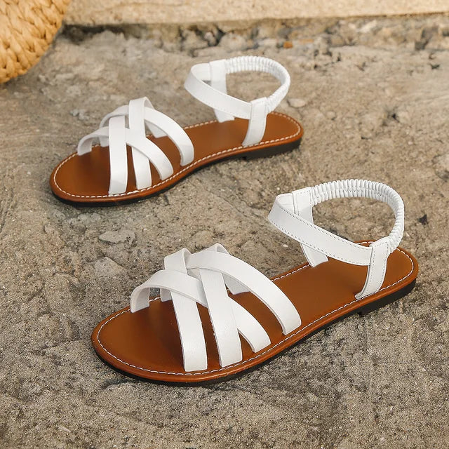 Trendige römische Sandalen für Frauen