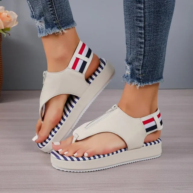 Sommer Plattform Sandalen für Abenteuerlustige Frauen