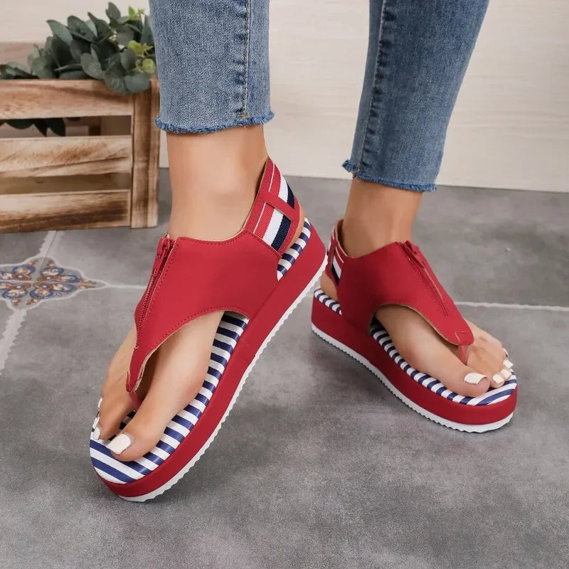 Sommer Plattform Sandalen für Abenteuerlustige Frauen