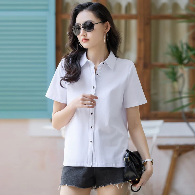 TrendyMode Zomerse Vrouw Polo Shirt