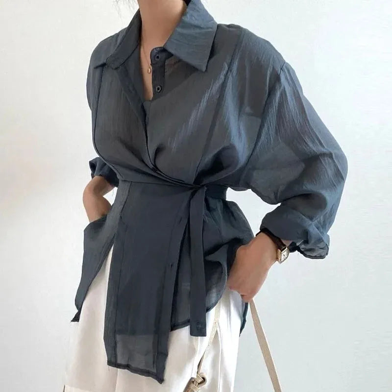 Modebewuste Zonnescherm Damesblouse van ChicStyle