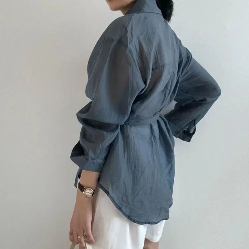 Modebewuste Zonnescherm Damesblouse van ChicStyle