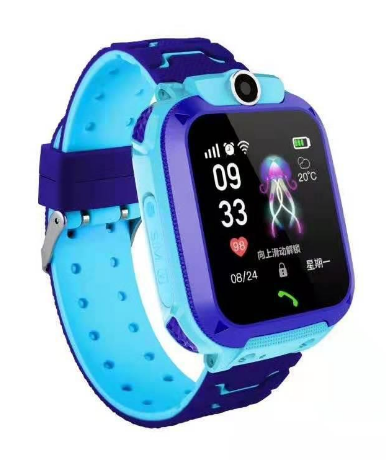 Zotify kinder GPS horloge in blauw en paars, smartwatch met bellen, locatie-tracking en veiligheid voor kinderen, perfect voor verbinding met ouders