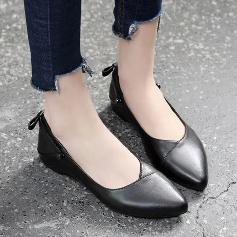 CityChic Shoes Black Moccasins Flat Flats