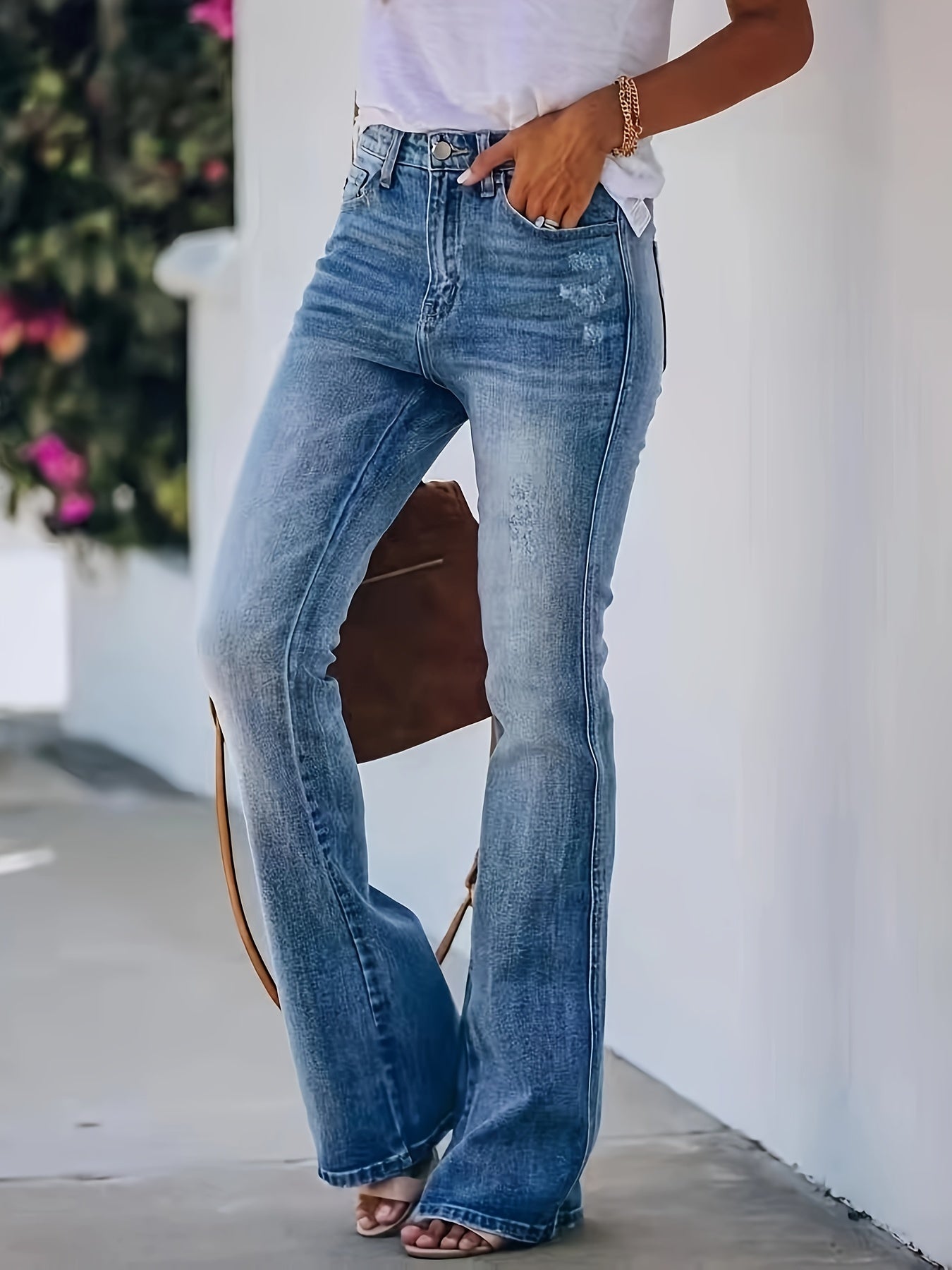 STELLA Hoge-Stretch Bootcut Jeans voor Modieuze Vrouwen
