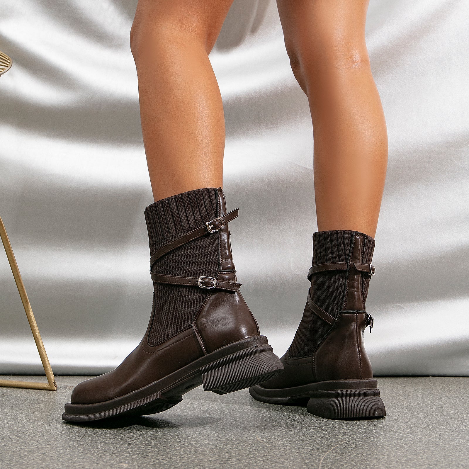 Velanora ankle boots with straps