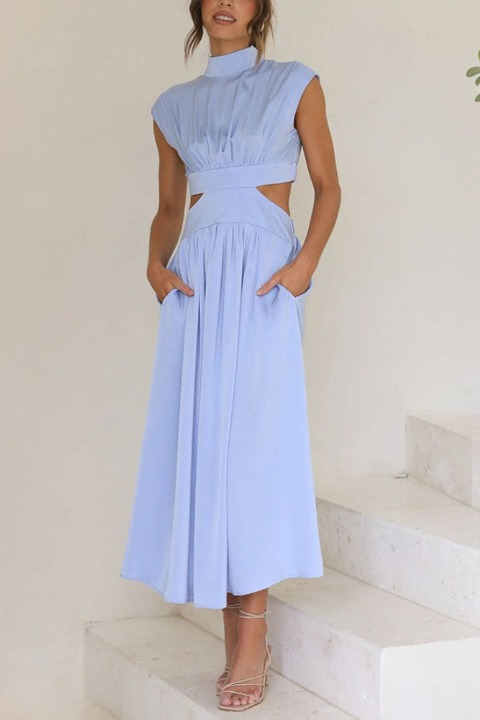 Lorna | Elegantes und bequemes ausgeschnittenes Midikleid