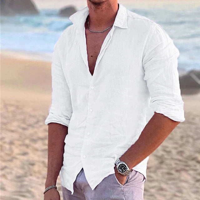 Variant image for Zander Heren Shirt – Ademend Katoen-Linnen, Casual Comfort-31