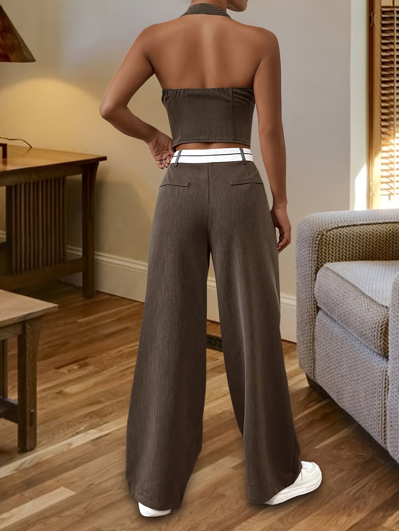 Dazzle Tweedelige Set voor Stijlvolle Vrouwen