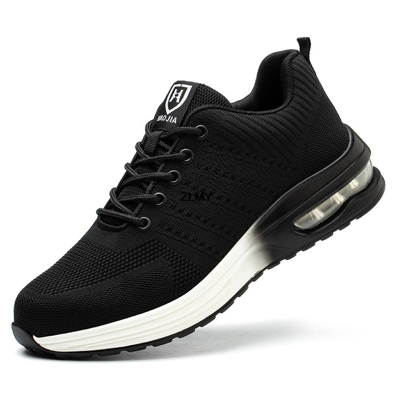 Velanora - antislip groene zwarte veiligheidsschoenen